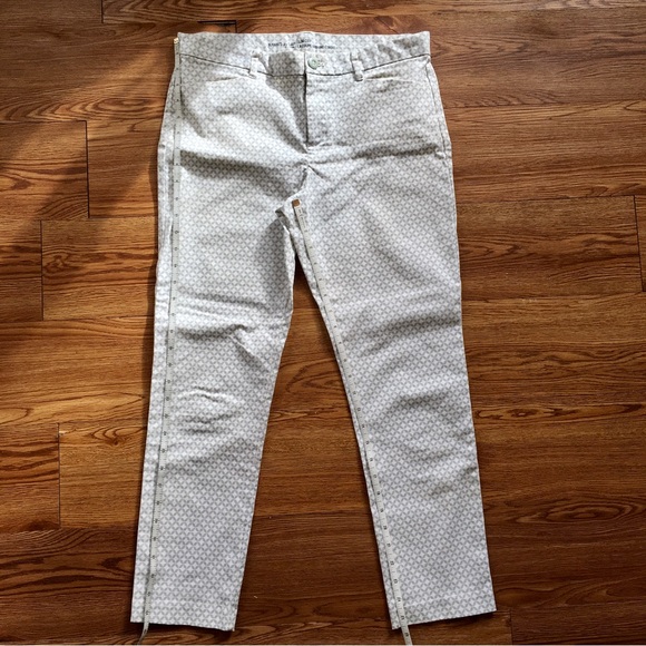 Khakis by GAP Slim City Gray and White Pattern - Picture 3 of 6